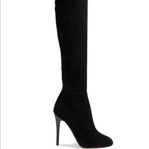 Jimmy Choo crushed velvet over the knee boots